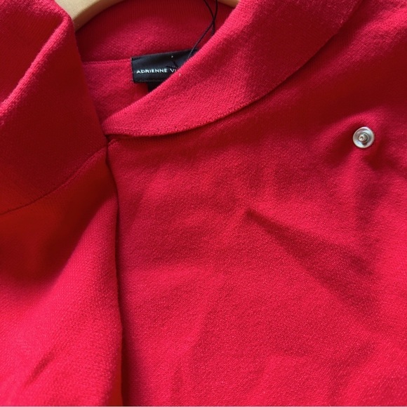 NWT Adrienne Vittadini Red Cardigan Size M - Picture 4 of 10